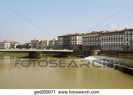 Bridge across a river, Arno River, Florence, Tuscany, Italy View Large Photo Image Stock Image - Bridge across a river, Arno River, Florence, Tuscany, Italy. Fotosearch