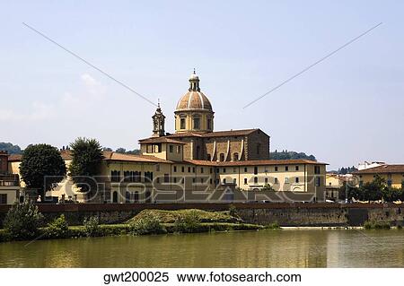 Church at the waterfront, Santo Spirito di Firenze, Oltrarno, Florence, Tuscany, Italy View Large Photo Image Stock Photography - Church at the waterfront, Santo Spirito di Firenze, Oltrarno, Florence, Tuscany, Italy. Fotosearch