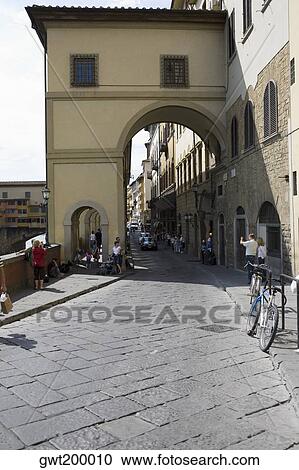 Houses along a street, Florence, Italy View Large Photo Image Stock Image - Houses along a street, Florence, Italy. Fotosearch