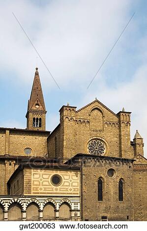 Low angle view of a church, Church of Santa Maria Novella, Florence, Tuscany, Italy View Large Photo Image Stock Image - Low angle view of a church, Church of Santa Maria Novella, Florence, Tuscany, Italy. Fotosearch