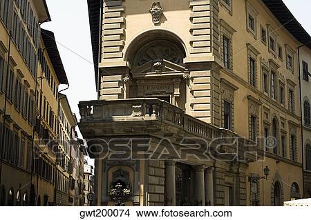 Tourists in front of buildings, Florence, Tuscany, Italy View Large Photo Image Picture - Tourists in front of buildings, Florence, Tuscany, Italy. Fotosearch