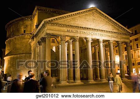 Group of people in front of a pantheon, Pantheon Rome, Rome, Italy View Large Photo Image Stock Image - Group of people in front of a pantheon, Pantheon Rome, Rome, Italy. Fotosearch
