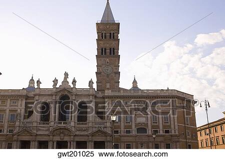 Low angle view of a church, Santa Maria Maggiore Church, Rome, Italy View Large Photo Image Stock Photography - Low angle view of a church, Santa Maria Maggiore Church, Rome, Italy. Fotosearch