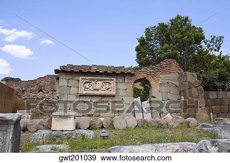 Low angle view of the old ruins of a building, Roman Forum, Rome, Italy View Large Photo Image Stock Photo - Low angle view of the old ruins of a building, Roman Forum, Rome, Italy. Fotosearch