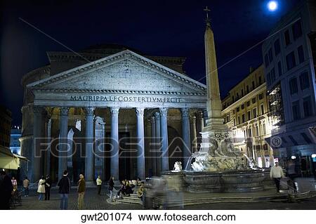 Obelisk in front of a pantheon, Obelisk Macuteo, Pantheon Rome, Rome, Italy View Large Photo Image Picture - Obelisk in front of a pantheon, Obelisk Macuteo, Pantheon Rome, Rome, Italy. Fotosearch