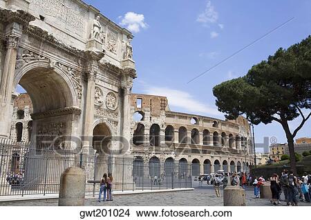 Old ruins of an amphitheater, Coliseum, Rome, Italy View Large Photo Image Picture - Old ruins of an amphitheater, Coliseum, Rome, Italy. Fotosearch