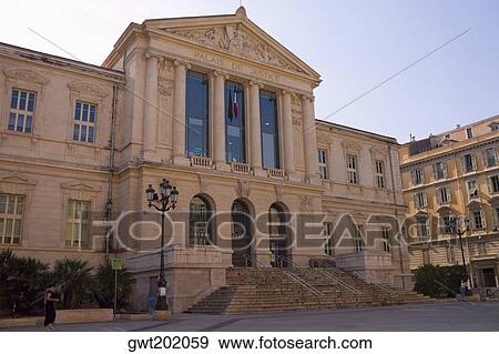 Facade of a building, Nice, France View Large Photo Image Stock Photo - Facade of a building, Nice, France. Fotosearch