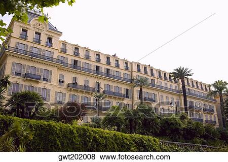Low angle view of a building, Nice, France View Large Photo Image Stock Photo - Low angle view of a building, Nice, France. Fotosearch