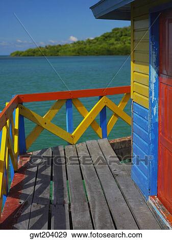 Gazebo in the sea, Lovebird's Bridge, Providencia, Providencia y Santa Catalina, San Andres y Providencia Department, Colombia View Large Photo Image Stock Photo - Gazebo in the sea, Lovebird's Bridge, Providencia, Providencia y Santa Catalina, San Andres y Providencia Department, Colombia. Fotosearch