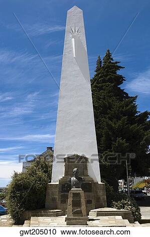 Bust in front of a monument, San Carlos De Bariloche, Argentina View Large Photo Image Stock Image - Bust in front of a monument, San Carlos De Bariloche, Argentina. Fotosearch