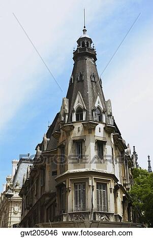 Low angle view of a building, Buenos Aires, Argentina View Large Photo Image Stock Photograph - Low angle view of a building, Buenos Aires, Argentina. Fotosearch
