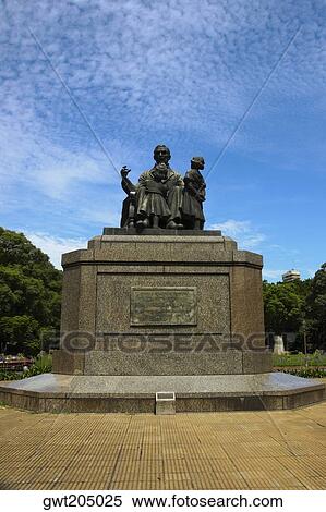Monument in a garden, Jose De San Martin, Parque Tres De febrero, Palermo Viejo, Buenos Aires, Argentina View Large Photo Image Stock Photography - Monument in a garden, Jose De San Martin, Parque Tres De febrero, Palermo Viejo, Buenos Aires, Argentina. Fotosearch