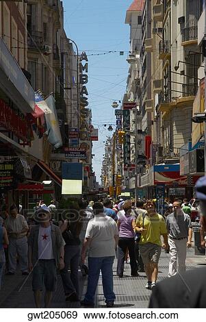 Tourists in a market, Florida Street, Barrio Norte, Buenos Aires, Argentina View Large Photo Image Stock Photo - Tourists in a market, Florida Street, Barrio Norte, Buenos Aires, Argentina. Fotosearch