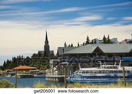Yacht at a port, Lake Nahuel Huapi, San Carlos De Bariloche, Argentina View Large Photo Image Stock Image - Yacht at a port, Lake Nahuel Huapi, San Carlos De Bariloche, Argentina. Fotosearch