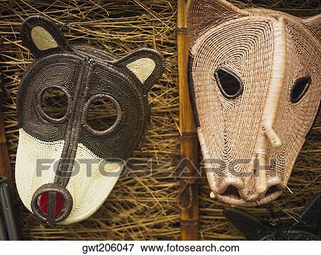 Close-up of two masks, Old Panama, Panama City, Panama View Large Photo Image Stock Photo - Close-up of two masks, Old Panama, Panama City, Panama. Fotosearch