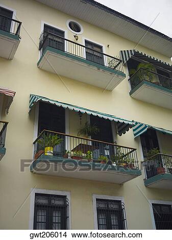 Low angle view of a building, Old Panama, Panama City, Panama View Large Photo Image Picture - Low angle view of a building, Old Panama, Panama City, Panama. Fotosearch