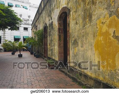 Potted plants against a wall, Old Panama, Panama City, Panama View Large Photo Image Stock Image - Potted plants against a wall, Old Panama, Panama City, Panama. Fotosearch