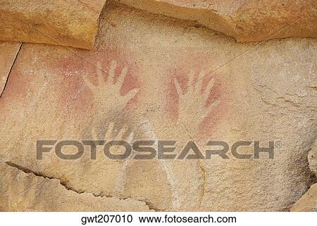 Hand signs on a rock, Cave of the Hands, Pinturas River, Patagonia, Argentina View Large Photo Image Stock Image - Hand signs on a rock, Cave of the Hands, Pinturas River, Patagonia, Argentina. Fotosearch