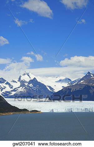 Lake passing through a mountain range, Moreno Glacier, Argentine Glaciers National Park, Lake Argentino, El Calafate, Patagonia, Argentina View Large Photo Image Stock Image - Lake passing through a mountain range, Moreno Glacier, Argentine Glaciers National Park, Lake Argentino, El Calafate, Patagonia, Argentina. Fotosearch