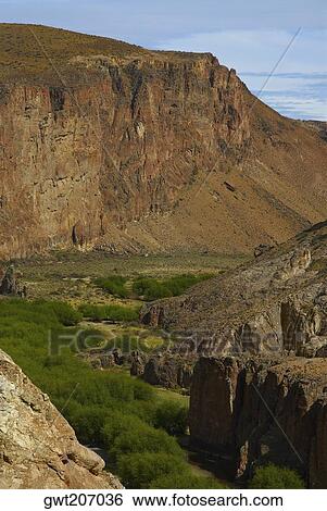 Mountain on a landscape, Pinturas River, Patagonia, Argentina View Large Photo Image Stock Photograph - Mountain on a landscape, Pinturas River, Patagonia, Argentina. Fotosearch
