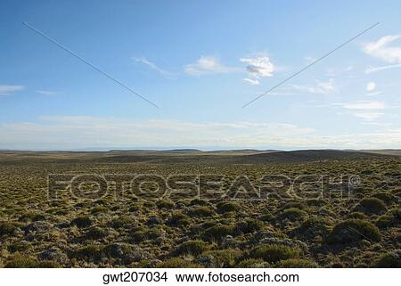 Panoramic view of a landscape, National Route 40, Patagonia, Argentina View Large Photo Image Picture - Panoramic view of a landscape, National Route 40, Patagonia, Argentina. Fotosearch