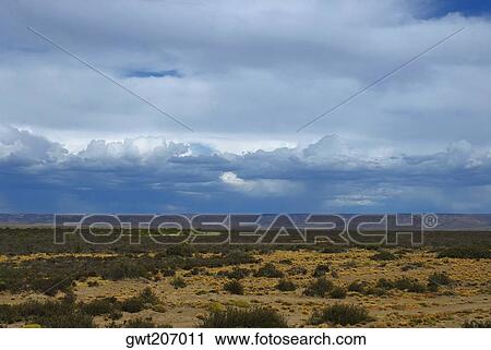 Panoramic view of a landscape, National Route 40, Patagonia, Argentina View Large Photo Image Stock Image - Panoramic view of a landscape, National Route 40, Patagonia, Argentina. Fotosearch