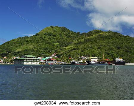 Boats at the port, Providencia, Providencia y Santa Catalina, San Andres y Providencia Department, Colombia View Large Photo Image Picture - Boats at the port, Providencia, Providencia y Santa Catalina, San Andres y Providencia Department, Colombia. Fotosearch