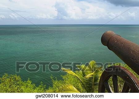 Cannon at the seaside, Morgan Fort, Providencia y Santa Catalina, San Andres y Providencia Department, Colombia View Large Photo Image Picture - Cannon at the seaside, Morgan Fort, Providencia y Santa Catalina, San Andres y Providencia Department, Colombia. Fotosearch
