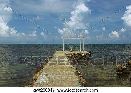 Jetty in the sea, Providencia, Providencia y Santa Catalina, San Andres y Providencia Department, Colombia View Large Photo Image Stock Photo - Jetty in the sea, Providencia, Providencia y Santa Catalina, San Andres y Providencia Department, Colombia. Fotosearch