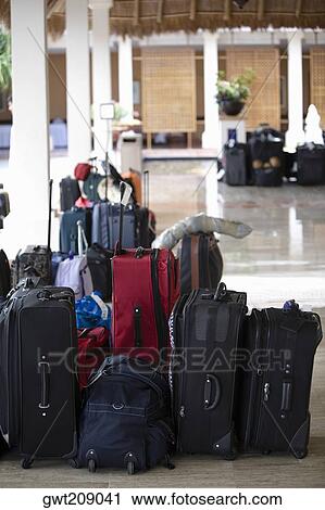 Luggage at a tourist resort, Cancun, Mexico View Large Photo Image Stock Image - Luggage at a tourist resort, Cancun, Mexico. Fotosearch