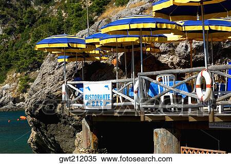 View of a restaurant, Capri, Campania, Italy View Large Photo Image Stock Photography - View of a restaurant, Capri, Campania, Italy. Fotosearch