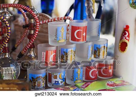 Decorative items displayed for sale, Ephesus, Turkey View Large Photo Image Picture - Decorative items displayed for sale, Ephesus, Turkey. Fotosearch