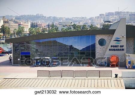 High angle view of a port, Kusadasi, Aydin Province, Aegean Region, Turkey View Large Photo Image Stock Image - High angle view of a port, Kusadasi, Aydin Province, Aegean Region, Turkey. Fotosearch