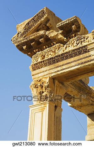 Low angle view of the old ruins, Ephesus, Turkey View Large Photo Image Stock Image - Low angle view of the old ruins, Ephesus, Turkey. Fotosearch
