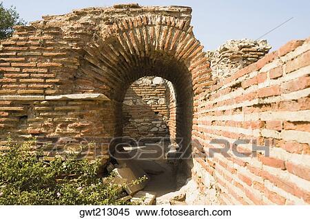 Old ruins of an arch, Ephesus, Turkey View Large Photo Image Stock Photography - Old ruins of an arch, Ephesus, Turkey. Fotosearch