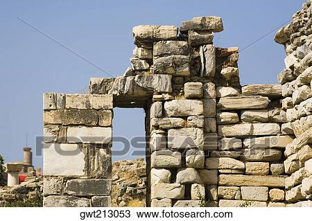 Old ruins of stone structures, Ephesus, Turkey View Large Photo Image Stock Image - Old ruins of stone structures, Ephesus, Turkey. Fotosearch
