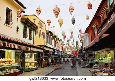 Stores along a street in a city, Ephesus, Turkey View Large Photo Image Stock Image - Stores along a street in a city, Ephesus, Turkey. Fotosearch