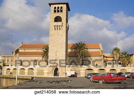 Low angle view of a bell tower of a church, Rhodes, Dodecanese Islands, Greece View Large Photo Image Stock Photo - Low angle view of a bell tower of a church, Rhodes, Dodecanese Islands, Greece. Fotosearch
