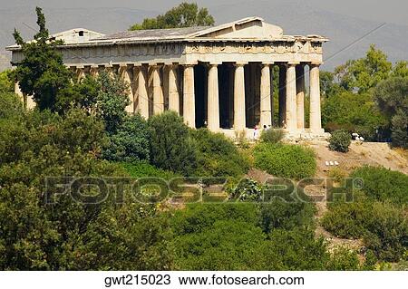Columns in a temple, Temple of Hephaestus, Athens, Greece View Large Photo Image Stock Image - Columns in a temple, Temple of Hephaestus, Athens, Greece. Fotosearch