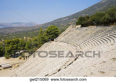 High angle view of an amphitheater, odeon of herodes atticus, Acropolis, Athens, Greece View Large Photo Image Stock Photo - High angle view of an amphitheater, odeon of herodes atticus, Acropolis, Athens, Greece. Fotosearch
