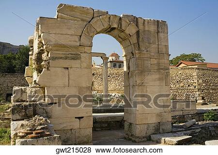 Old ruins of a temple, Temple Of Olympian Zeus, Athens, Greece View Large Photo Image Stock Photo - Old ruins of a temple, Temple Of Olympian Zeus, Athens, Greece. Fotosearch