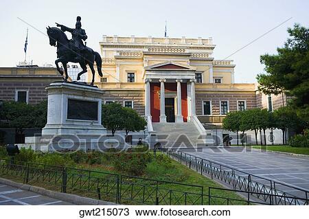 Statue of Theodoros Kolokotronis in front of a museum, National History Museum, Athens, Greece View Large Photo Image Stock Image - Statue of Theodoros Kolokotronis in front of a museum, National History Museum, Athens, Greece. Fotosearch