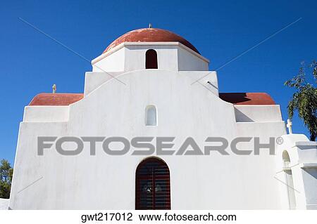 Low angle view of a church, Mykonos, Cyclades Islands, Greece View Large Photo Image Stock Image - Low angle view of a church, Mykonos, Cyclades Islands, Greece. Fotosearch