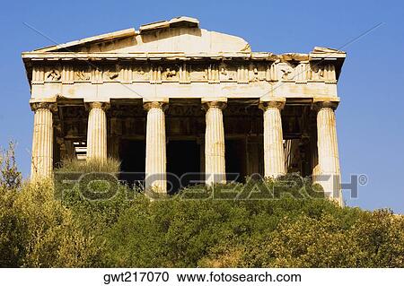Low angle view of a temple, Parthenon, Acropolis, Athens, Greece View Large Photo Image Stock Image - Low angle view of a temple, Parthenon, Acropolis, Athens, Greece. Fotosearch