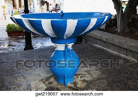 Close-up of a fountain, Skala, Patmos, Dodecanese Islands, Greece View Large Photo Image Stock Photo - Close-up of a fountain, Skala, Patmos, Dodecanese Islands, Greece. Fotosearch