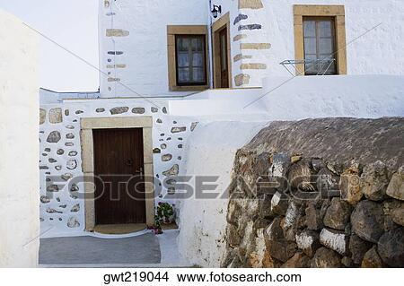 Closed door of a church, Patmos, Dodecanese Islands, Greece View Large Photo Image Picture - Closed door of a church, Patmos, Dodecanese Islands, Greece. Fotosearch