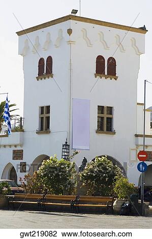 Low angle view of a building, Patmos, Dodecanese Islands, Greece View Large Photo Image Stock Image - Low angle view of a building, Patmos, Dodecanese Islands, Greece. Fotosearch