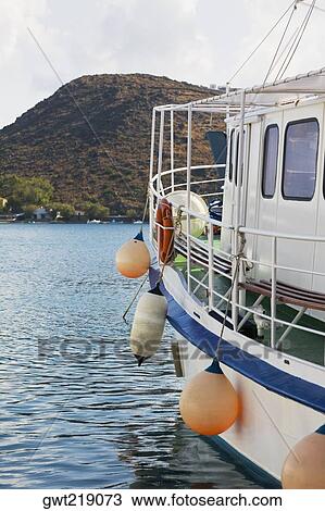 Yacht in the sea, Patmos, Dodecanese Islands, Greece View Large Photo Image Stock Image - Yacht in the sea, Patmos, Dodecanese Islands, Greece. Fotosearch