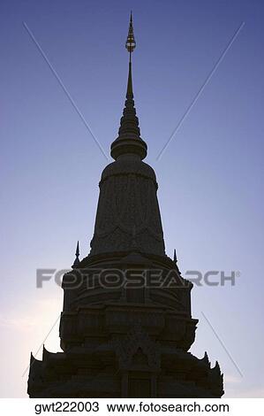 High section view of a palace, Royal Palace, Phnom Penh, Cambodia View Large Photo Image Stock Image - High section view of a palace, Royal Palace, Phnom Penh, Cambodia. Fotosearch