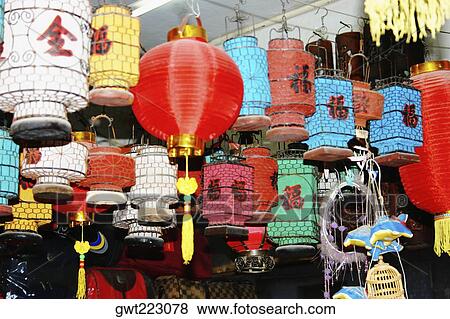 paper lanterns in store